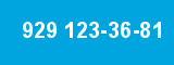 929 123-36-81